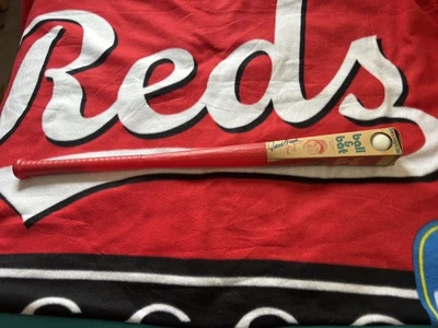 Bate/bola Johnny Bench 1975 en su embalaje original Cincinnati Reds Foto 1 de 4