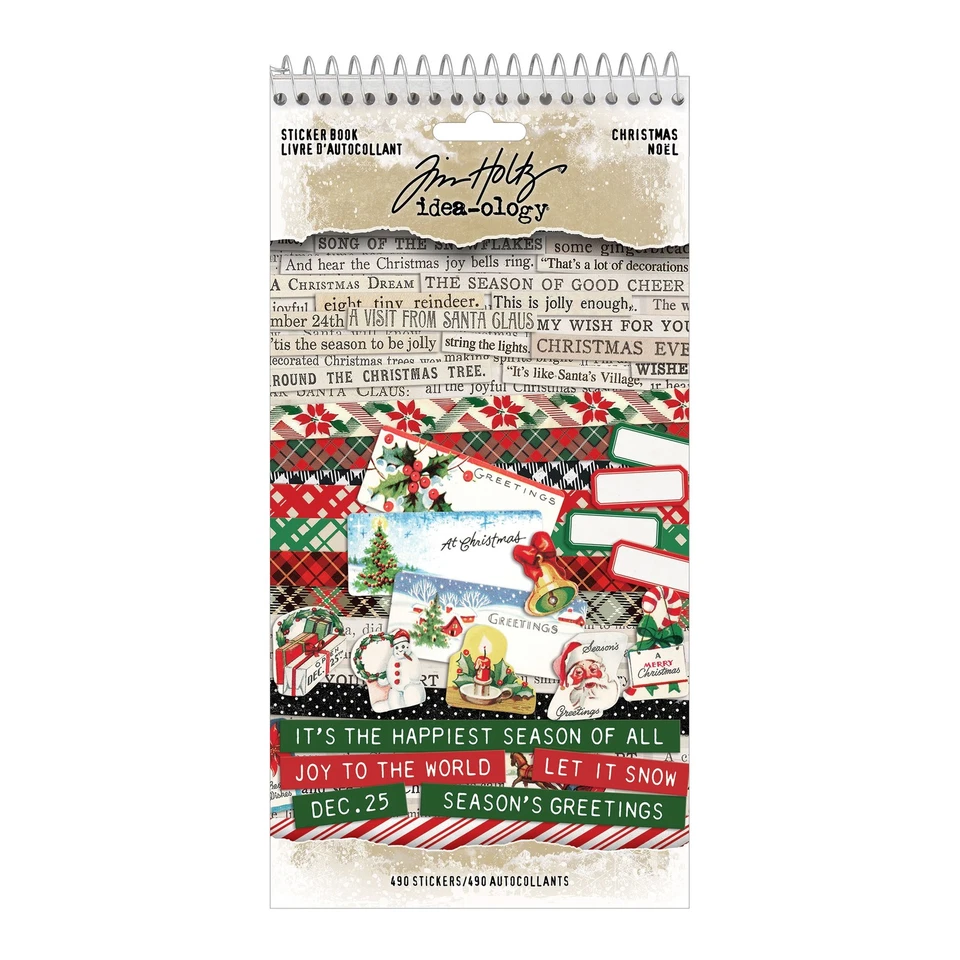 Tim Holtz Christmas Idea-ology-Sticker Book - Image 1 of 1