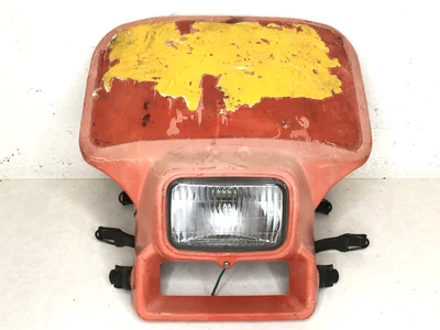 86 Honda XR600 XR 250 350 600 OEM Faro delantero Faro luz lámpara cubierta placa Foto 1 de 4