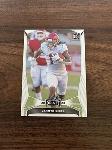 2023 Leaf Draft - #50 Jahmyr Gibbs (RC) Rookie NM - Picture 1 of 5