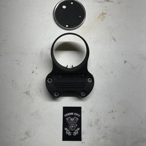 HARLEY DAVIDSON WRINKLE BLACK SINGLE SPEEDO TOP CLAMP 55846-05 DYNA SPORSTER FXR - Zdjęcie 1 z 8