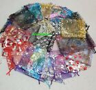 20 x organza gift bags pouch mixed assorted colours sizes crafts wedding jewelry