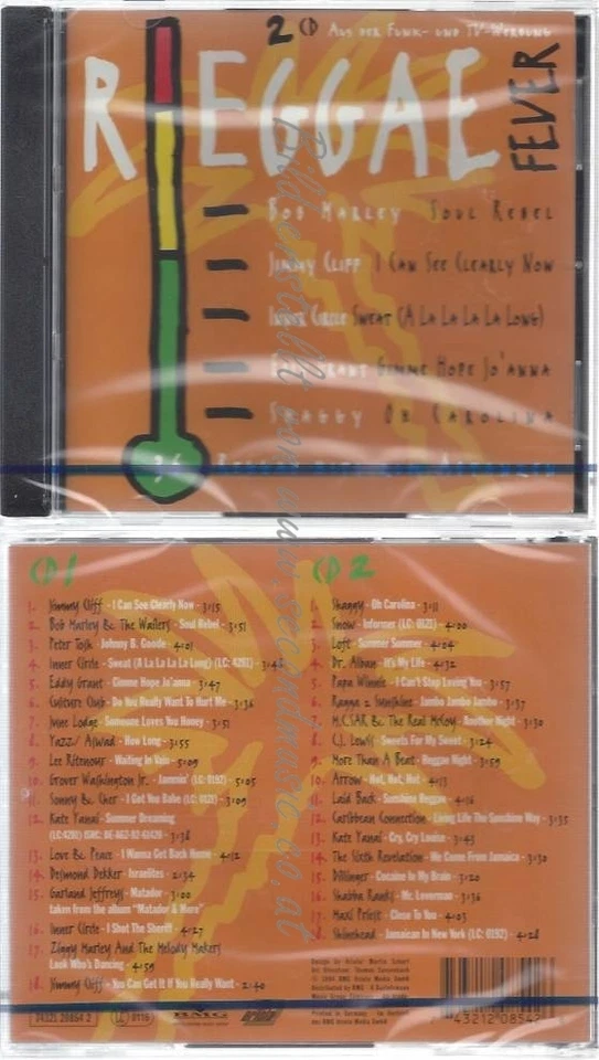 CD-NM-SEALED-REGGAE FEVER -- JIMMY CLIFF, BOB MARLEY & THE WAILERS, PETER TOSH, - Bild 1 von 1