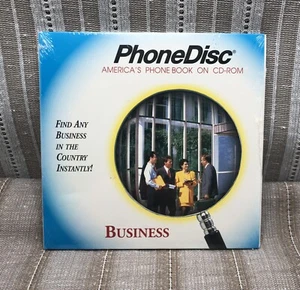 PhoneDisc USA Nationwide Telephone Business Number Directory CD 1990s NEW SEALED - Imagen 1 de 2
