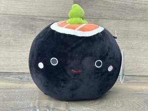 Squishmallows Shozo Rollo de Sushi Negro 8" Kellytoy Peluche Suave 2021. Etiquetas - Imagen 1 de 16