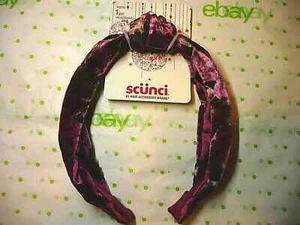 Scunci Headband Magenta Pink Velvet Headband 1 Inch Wide New 34255 - Picture 1 of 1