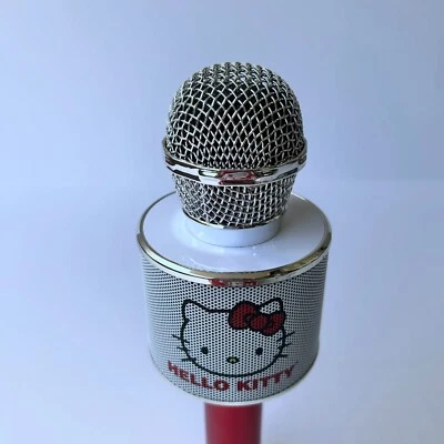 NEW Hello Kitty Sanrio Red Bluetooth Karaoke Microphone & Wireless Speaker - Image 1 of 4