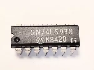 SN74LS93N "Originale" Texas Instruments 14P DIP TTL IC 2 pezzi - Foto 1 di 2