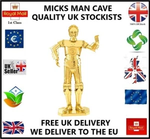 KIT MODELO ARTESANAL STAR WARS C3PO GL METAL 3D ROMPECABEZAS GADGET HOMBRE CUMPLEAÑOS HÁGALO USTED MISMO REGALO - Imagen 1 de 6