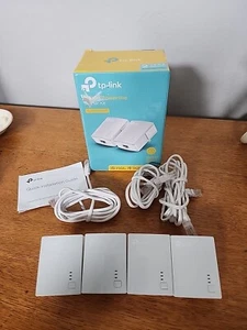 TP-Link AV600 Powerline Ethernet Adapter (TL-PA4010 KIT) - White - - Picture 1 of 4