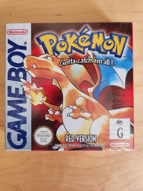 Brand New Factory Sealed Pokemon Red Version Game Boy VGA Graded 80 Silver  Rare!