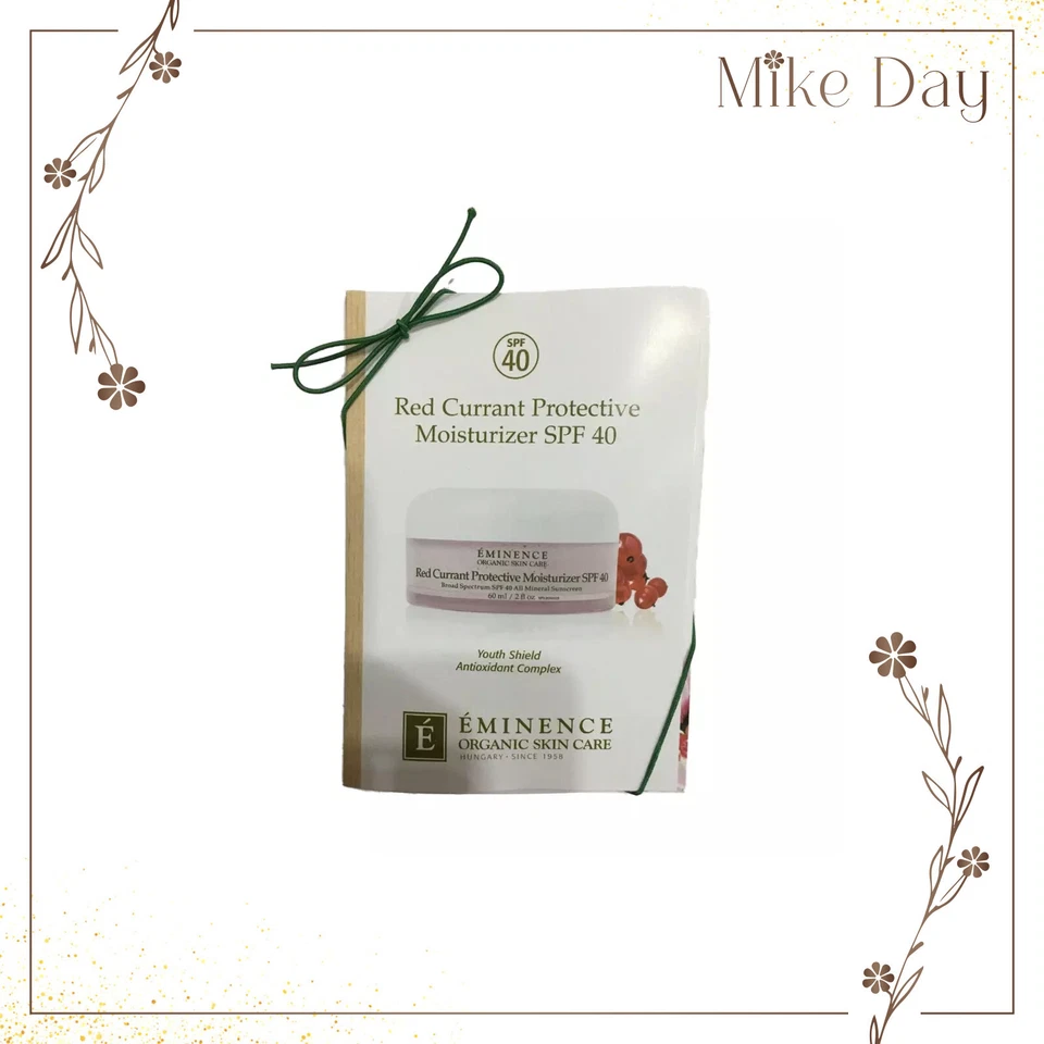 Eminence 红醋栗保护保湿霜 SPF 40 3 毫升样品 6 件套 — 第 1/1 张图片