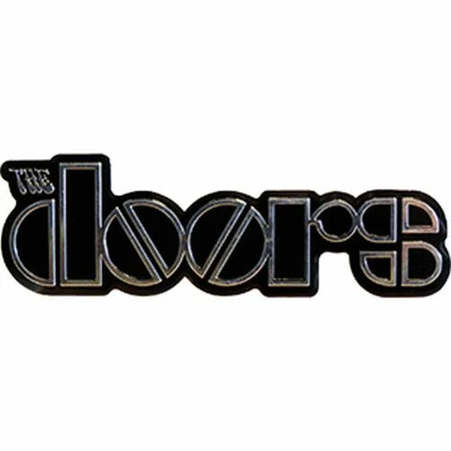 C AND D THE DOORS - BAND LOGO - METALLIC STICKER 5 x 1.5 - BRAND NEW - CAR DECAL 8296