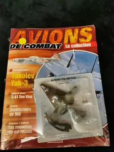 Collectible Diecast Fighter Plane Yakolev YAK-3 1:100 Scale French Edition - Foto 1 di 1