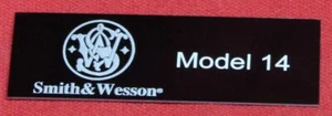 Placa vitrina Smith & Wesson modelo 14  - Imagen 1 de 2