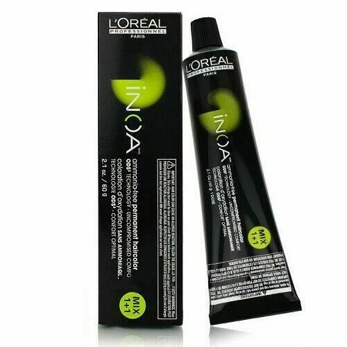 L'OREAL INOA COLOR DE CABELLO PERMANENTE SIN AMONÍACO 2,1 OZ (Elige tu color) Foto 1 de 1