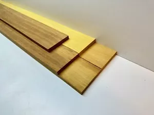 Kiln Dried Solid Iroko African Teak Hardwood Planks Waterproof Wood 15mm PAR - Picture 1 of 4