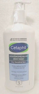 Cetaphil ~Moisturizing Relief Body Wash ~Dry, Sensitive Skin ~20 fl oz - Picture 1 of 3