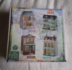Miniature Dolls House "DESSERT SHOP" NEW complete kit BNIB! - Picture 1 of 6