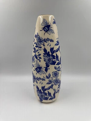 Oranien Blumenvase echt Kobaltblau Höhe ca. 28 cm - Bild 1 von 4