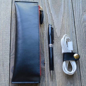 Vintage Leather Pen Case Holder Handmade Multi Pens Pouch Leather Pen - Picture 1 of 12
