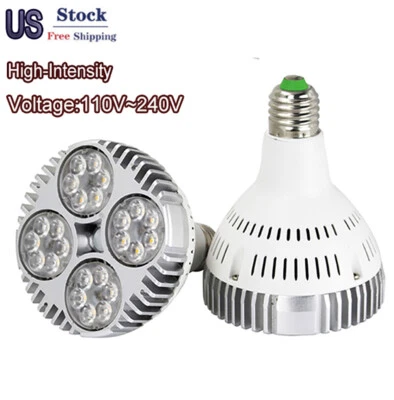 KLGEIVB 1-12x PAR30 35W E26 E27 LED Super bright White 6000K SpotLight track Light Lamp