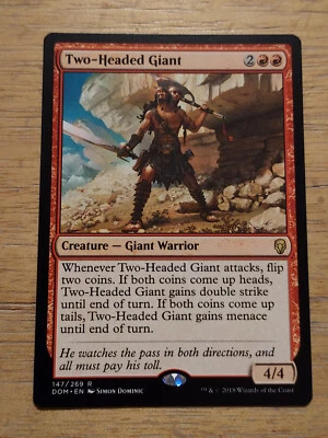 Two-Headed Giant - Dominaria - Magic the Gathering MTG Nice! - Image 1 of 3