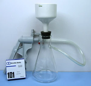 500 mL FILTRATION FLASK  BUCHNER FUNNEL VACUUM PUMP / Filtration Set - Picture 1 of 1