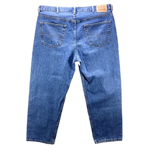 Pantalones de mezclilla de vaquero del oeste con lengüeta roja recta Levis 550 para hombre 44 grandes 44x30 - Imagen 1 de 9