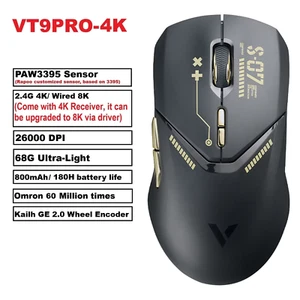 Rapoo VT9Pro Wireless Gaming Mouse – PAW3398, 26 000 DPI, 68 g, 160 h Battery - Picture 1 of 25