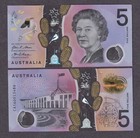 Billet de banque UNC Australie 5 $ cinq dollars 2016 polymère reine Elizabeth II QE2