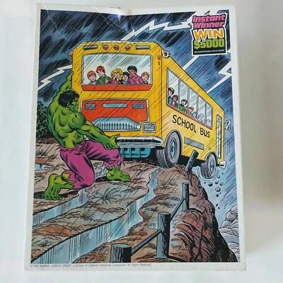 1981 puzzle The incredible hulk - Image 1 of 4