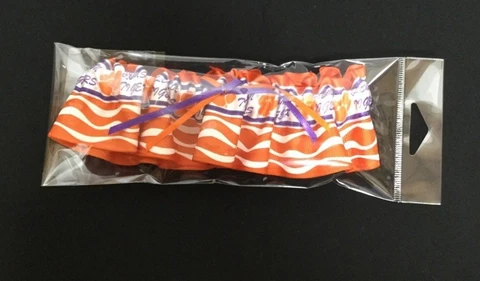 university of clemson tigers ladies wedding ribbon garter belt Cover