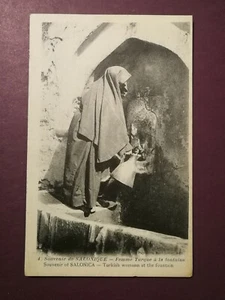 CPA GRECE - SOUVENIR DE SALONIQUE - Femme Turque à la Fontaine - Imagen 1 de 2