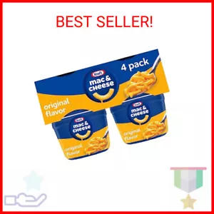 Kraft Original Mac & Cheese Macaroni and Cheese Dinner, 4 ct Pack, 2.05 oz Cups - Picture 1 of 2