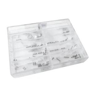 100pcs 10-Size Metal Watch Crown Pusher Spring Assortment Kit Repair Accessories - Picture 1 of 11
