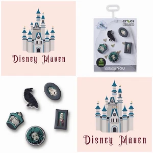 Disney Maven 🏰 2025 Disney Nuevo en Paquete Mansión Embrujada Crocs Jibbitz Set Brillo Lote - Imagen 1 de 4