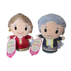 Hallmark Itty Bittys Golden Girls 4 Zoll Plüschpuppe Set Blanche & Dorothy mit Etikett - Bild 1 von 5