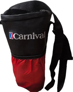 Carnival Cruise Lines Rot Thermo Trinkflasche Tasche Getränkehalter Umhängetasche - Bild 1 von 6
