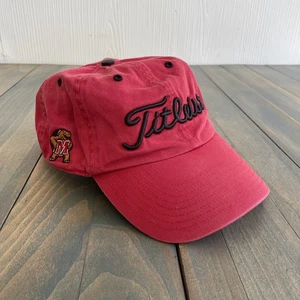 Y2K Titleist University of Maryland Terrapins Cappello da golf con strapback rosso (HT1) - Foto 1 di 7