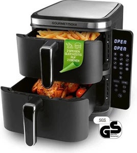 Heißluftfritteuse GOURMETmaxx FryUp 10L Vertikale Doppelkammer 2800W - Bild 1 von 5
