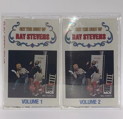 (2) Ray Stevens Get the Best Of Vol 1 & 2 Cassette Country Comedy Classics - Image 1 of 2