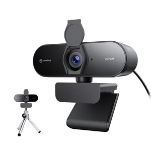 N newline 4K Webcam for PC with Tripod PDAF Autofocus 1080P@60FPS 79° FOV Low... - Afbeelding 1 van 8