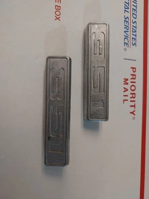 1970 1971 FORD TORINO GT RANCHERO 351 FENDER CALL OUT EMBLEMS Foto 1 de 4