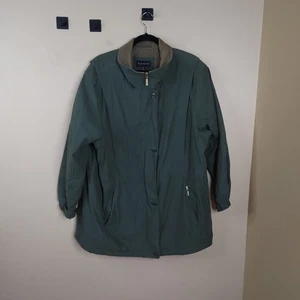 Braeton Full Zip Medium Weight Coat in Green Size XL - Picture 1 of 16