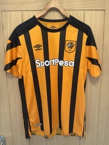 Camiseta de fútbol Hull City 2017 2018 talla local camiseta grande Umbro - Imagen 1 de 6