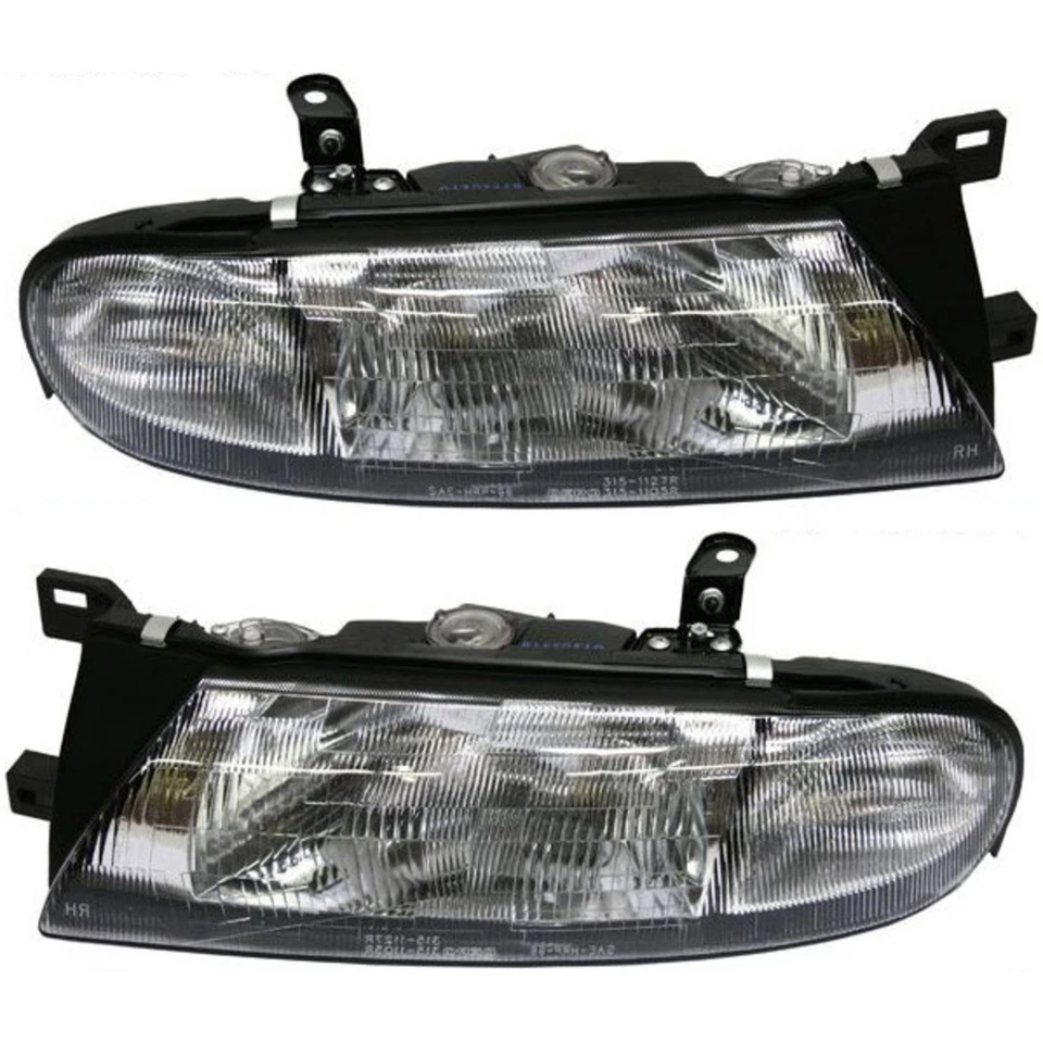 Juego de faros para 93 94 95 96 97 Nissan Altima izquierda y derecha con bombilla 2 piezas Foto 1 de 4