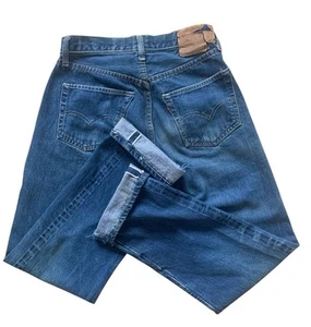 True Vintage 60s Levi’s 501 Big E Selvedge Button No 2 - Picture 1 of 24