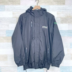 Cricket Wireless Fleece Lined Hooded Winter Jacket Black Employee Uniform Small - Picture 1 of 8