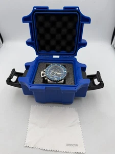 INVICTA Gent's Wristwatch 18826 BLUE FACE CHRONOGRAPH W HARD CASE (CP2016759) - Picture 1 of 7